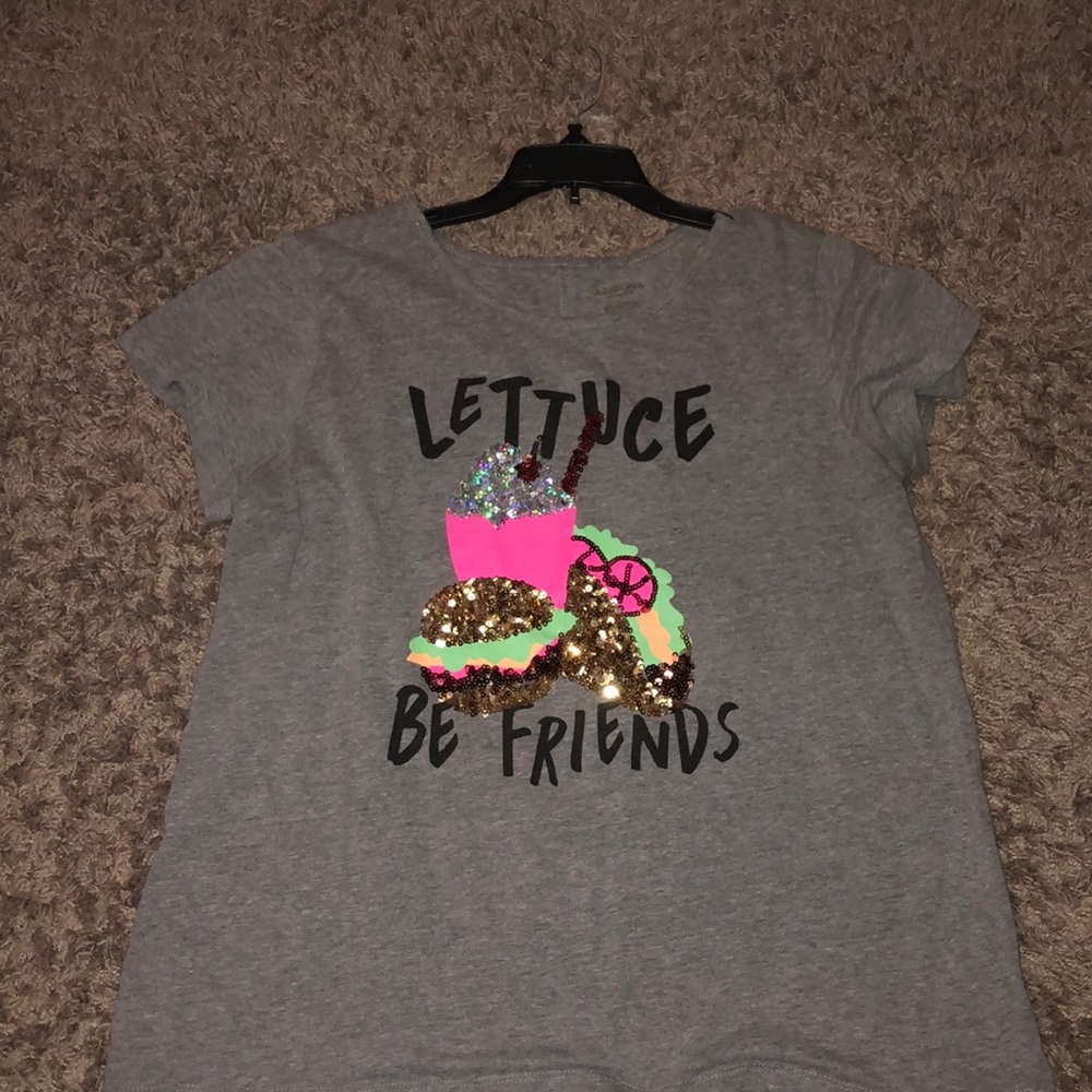 Cute tee with a saying on the front
